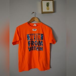 Shirt Boys Orange  100% Cotton Size XL Boys Casual Brand New